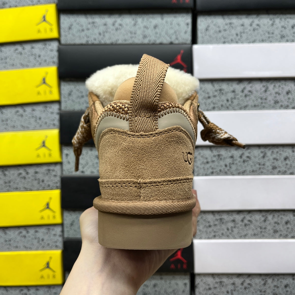 UGG Chestnut Chunky Lace-Up Shoes