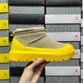 UGG Beige & Yellow Chunky Slip-On Ankle Boots