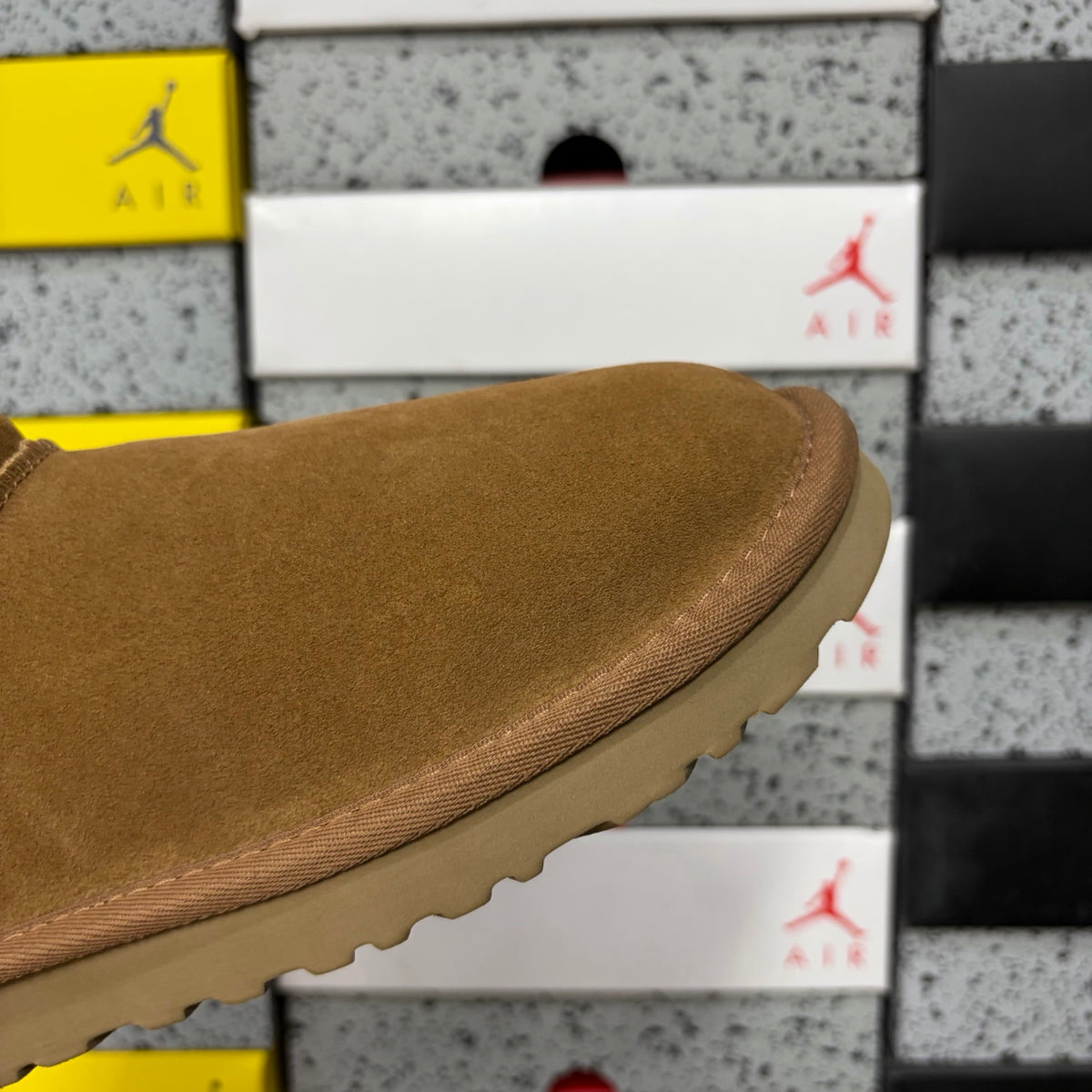 UGG Chestnut Low-Cut Slip-On Shoes with Plush Lining