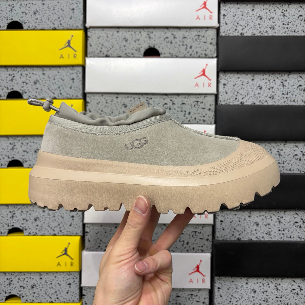 UGG Light Gray Chunky Slip-On Shoes with Cream Sole