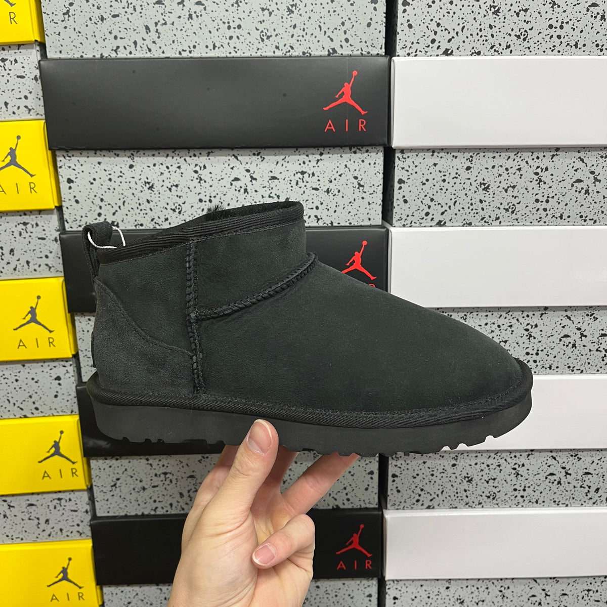 UGG Black Mini Pull-On Ankle Boots