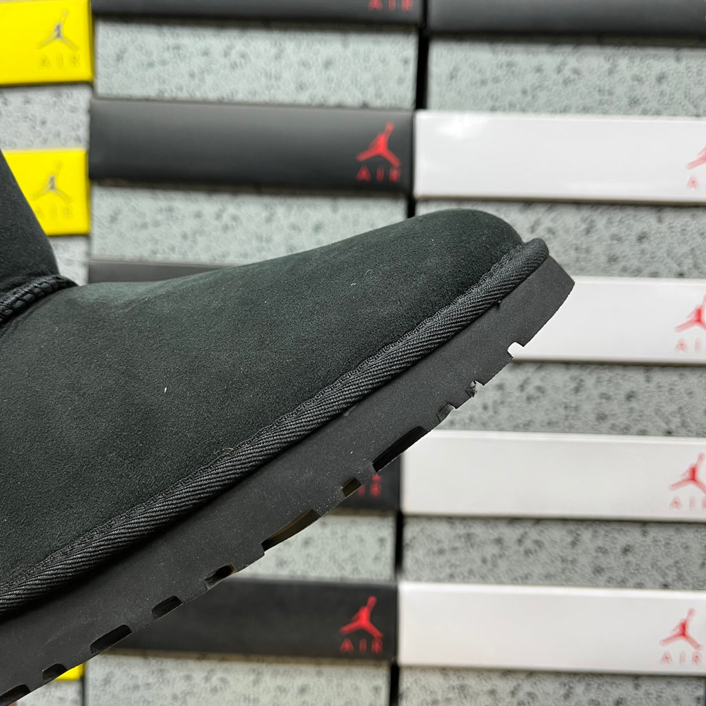 UGG Black Single-Button Short Boots