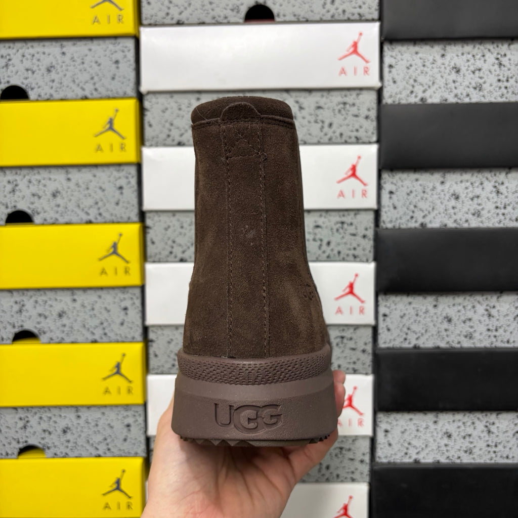 UGG Chocolate Chelsea Ankle Boots with Lug Sole