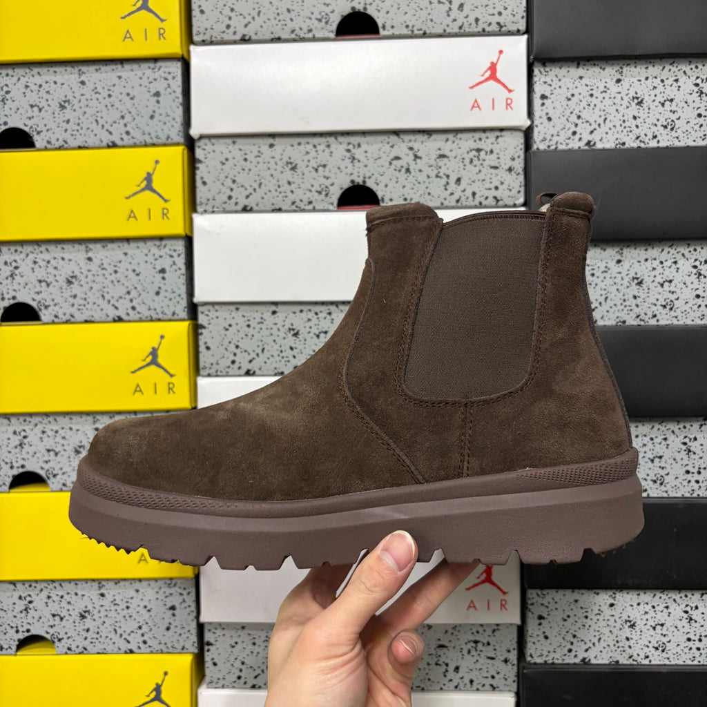UGG Chocolate Chelsea Ankle Boots with Lug Sole