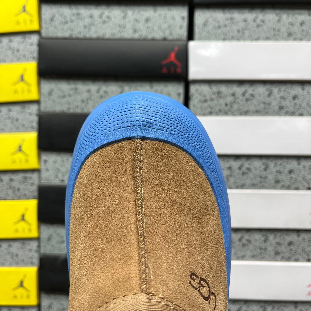 UGG Chestnut Chunky Slip-On Shoes with Blue Sole
