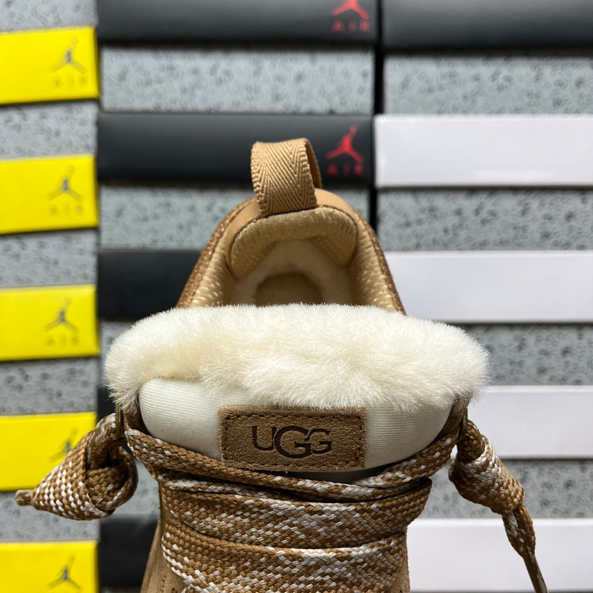 UGG Chestnut Chunky Lace-Up Shoes