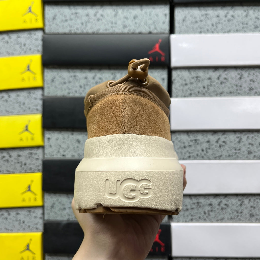 UGG Chestnut Chunky Slip-On Shoes with Cream Sole