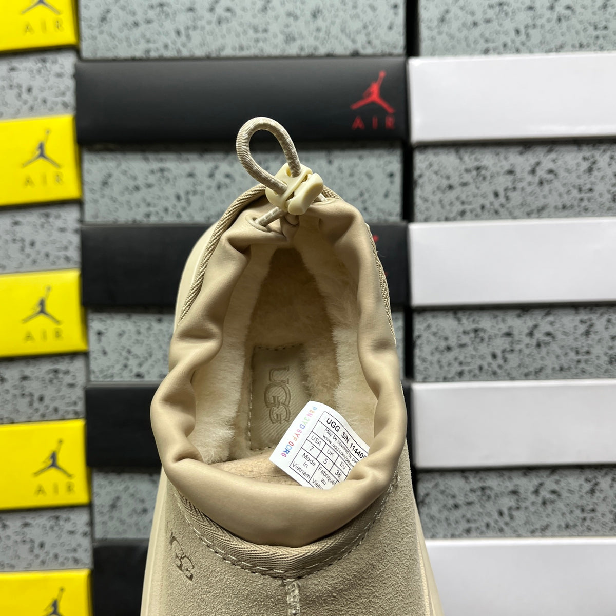 UGG Mustard Seed Chunky Slip-On Shoes with Cream Sole