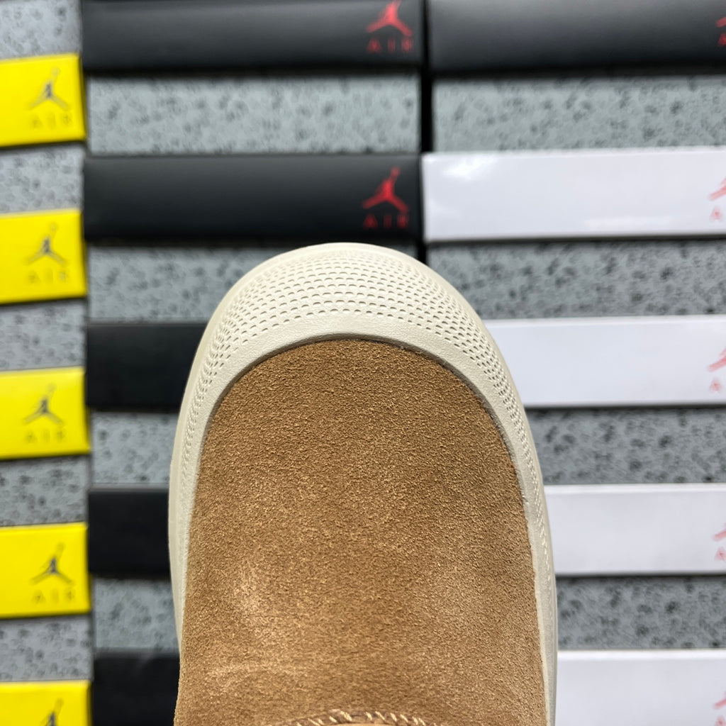 UGG Chestnut & Cream Chunky Slip-On Ankle Boots