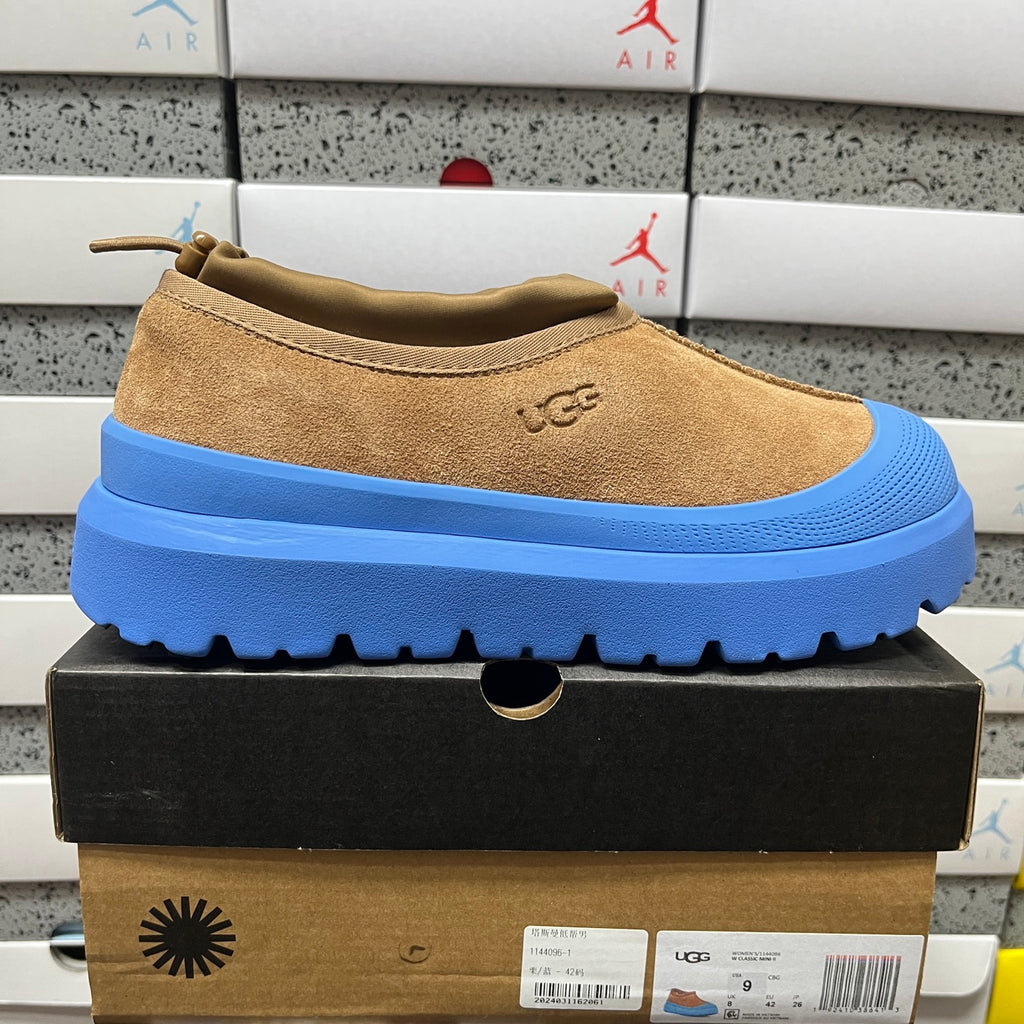 UGG Chestnut Chunky Slip-On Shoes with Blue Sole