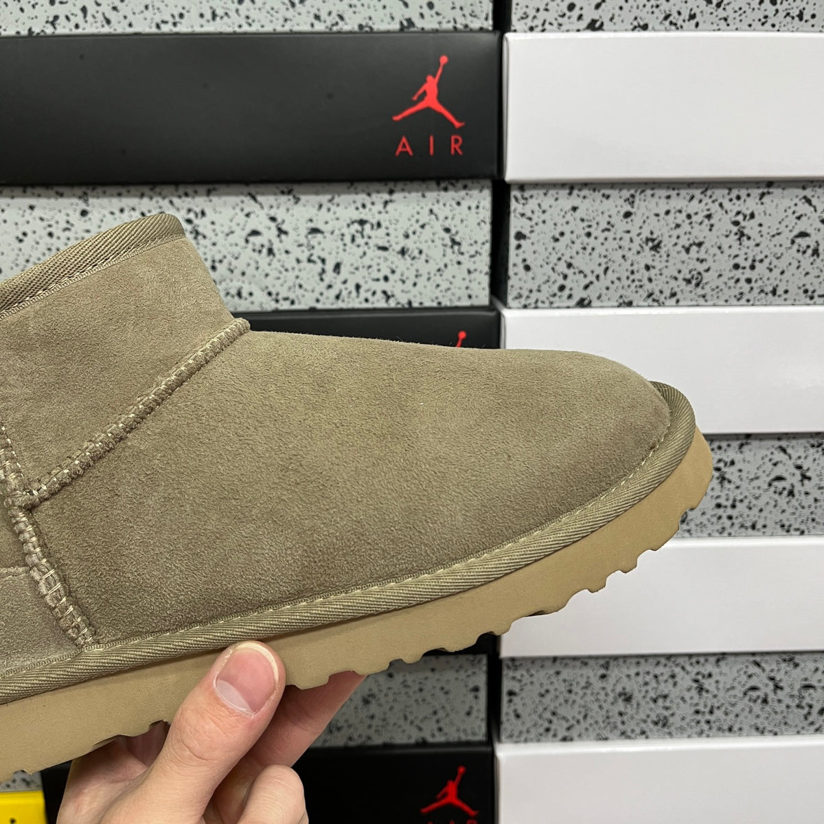 UGG Brown Mini Pull-On Ankle Boots