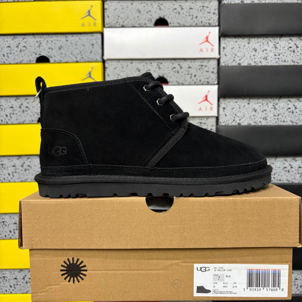 UGG Black Lace-Up Chukka Ankle Boots