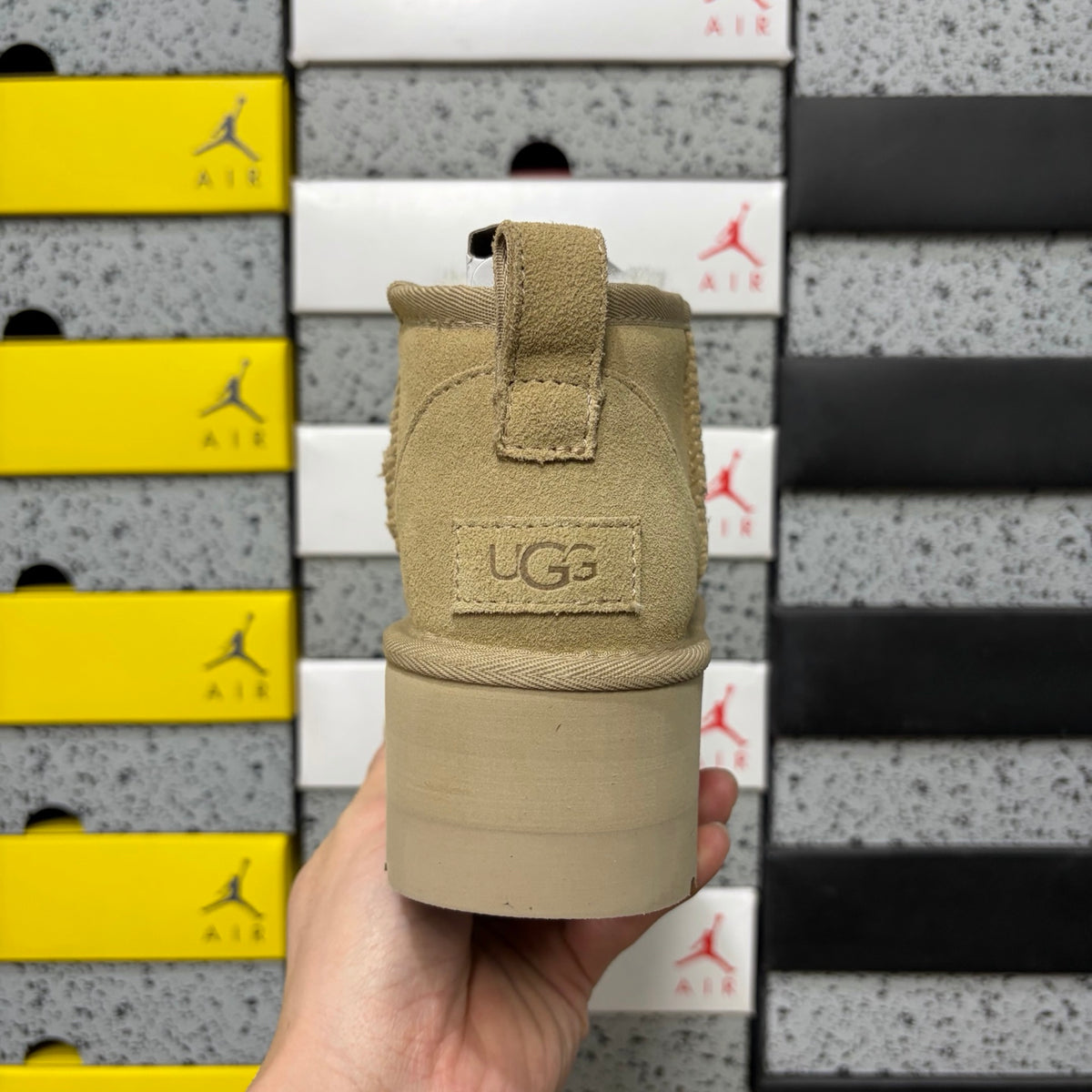UGG Mustard Platform Ankle Boots – 5 cm