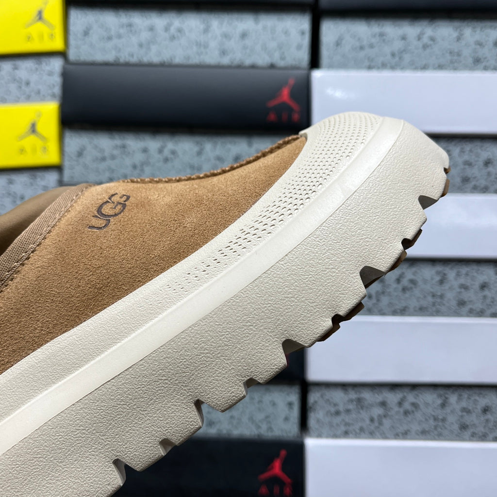 UGG Chestnut Chunky Slip-On Shoes with Cream Sole