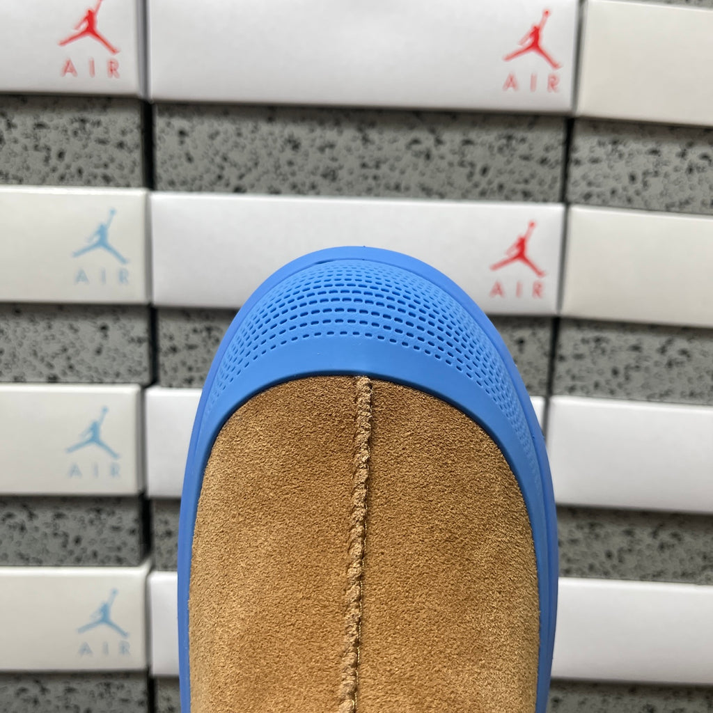 UGG Chestnut Chunky Slip-On Shoes with Blue Sole