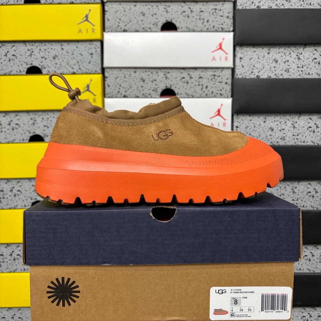 UGG Chestnut Chunky Slip-On Shoes with Orange Sole