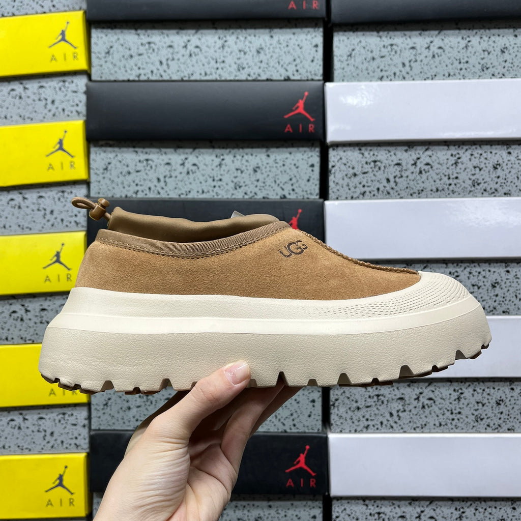 UGG Chestnut Chunky Slip-On Shoes with Cream Sole