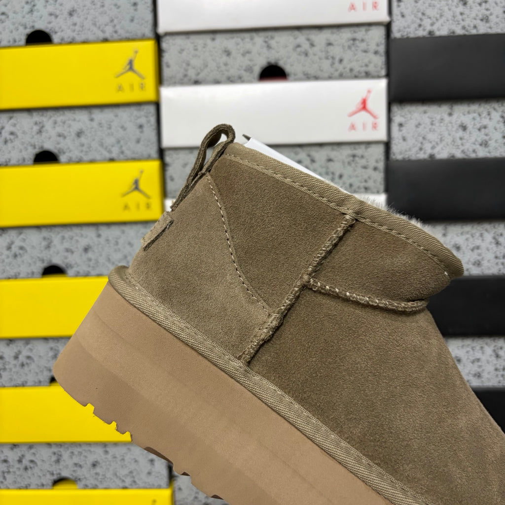 UGG Antelope Brown Platform Ankle Boots – 5 cm