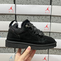 UGG Black Chunky Lace-Up Shoes with Plush Tongue