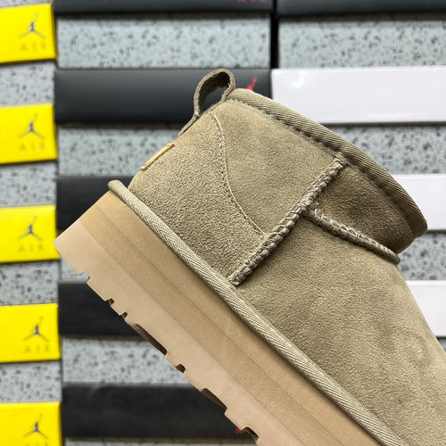 UGG Antelope Brown Ultra Mini 3cm Platform Ankle Boots
