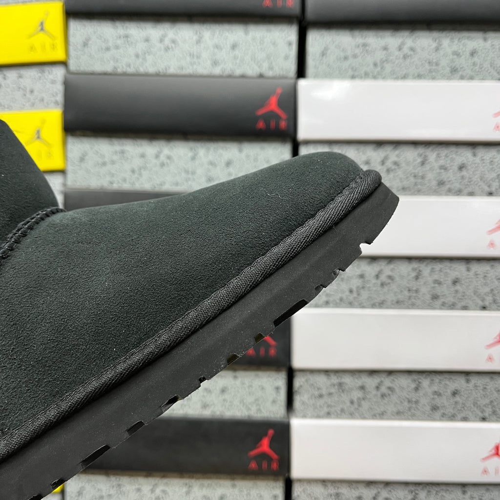 UGG Black Mini Single-Button Ankle Boots
