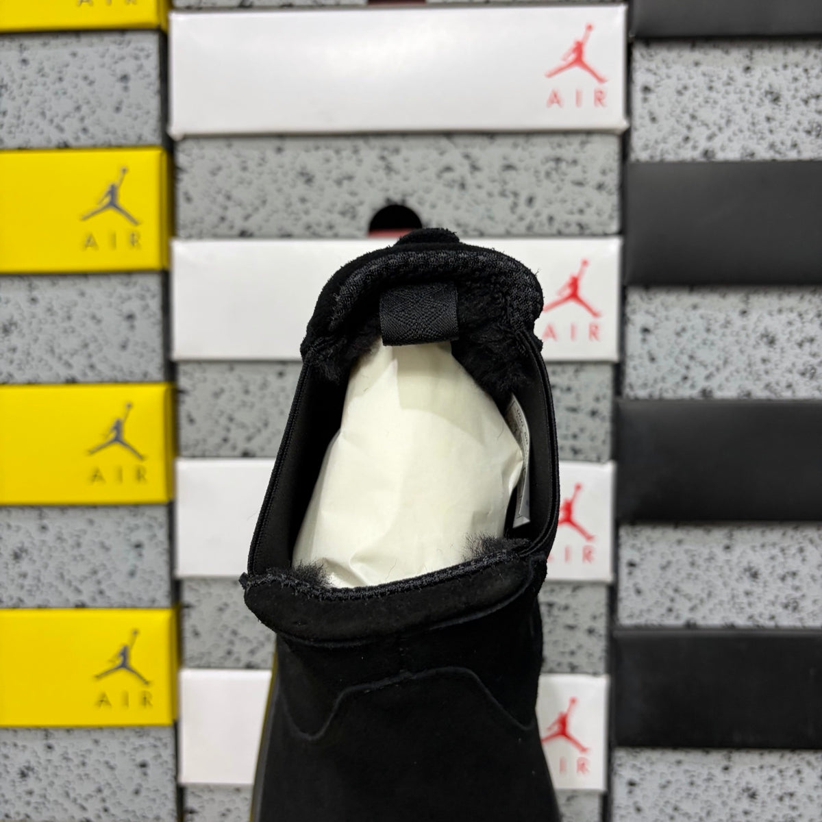 UGG Black Chelsea Ankle Boots with Lug Sole