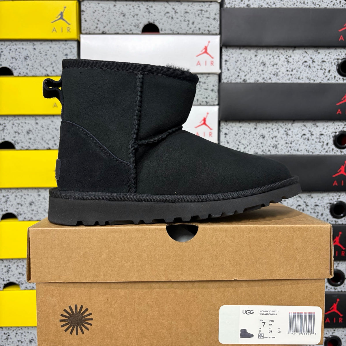 UGG Black Short Pull-On Boots