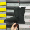 UGG Black Single-Button Short Boots