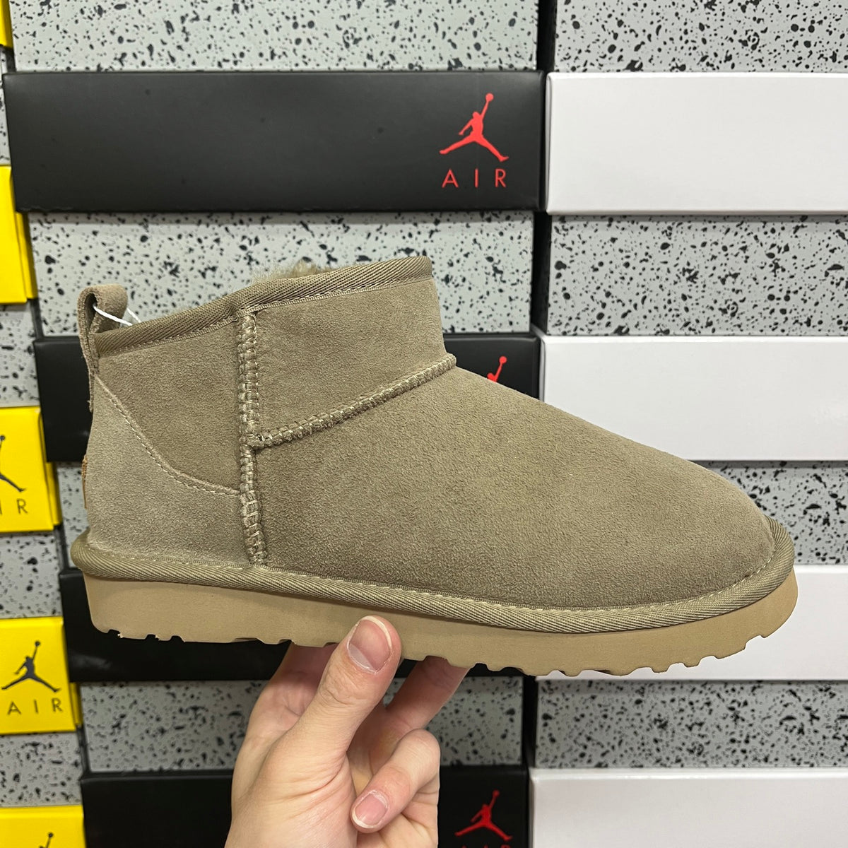 UGG Brown Mini Pull-On Ankle Boots