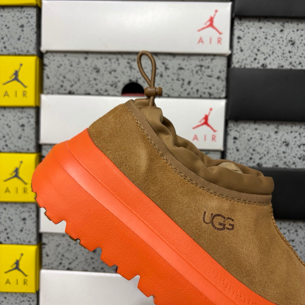 UGG Chestnut Chunky Slip-On Shoes with Orange Sole
