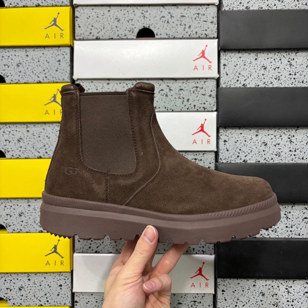 UGG Chocolate Chelsea Ankle Boots with Lug Sole