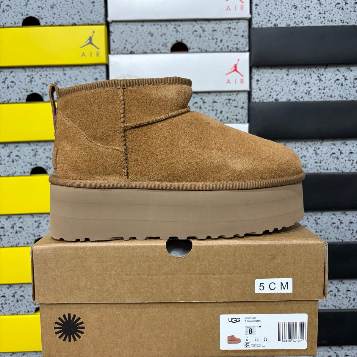UGG Chestnut Platform Ankle Boots – 5 cm