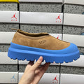 UGG Chestnut Chunky Slip-On Shoes with Blue Sole