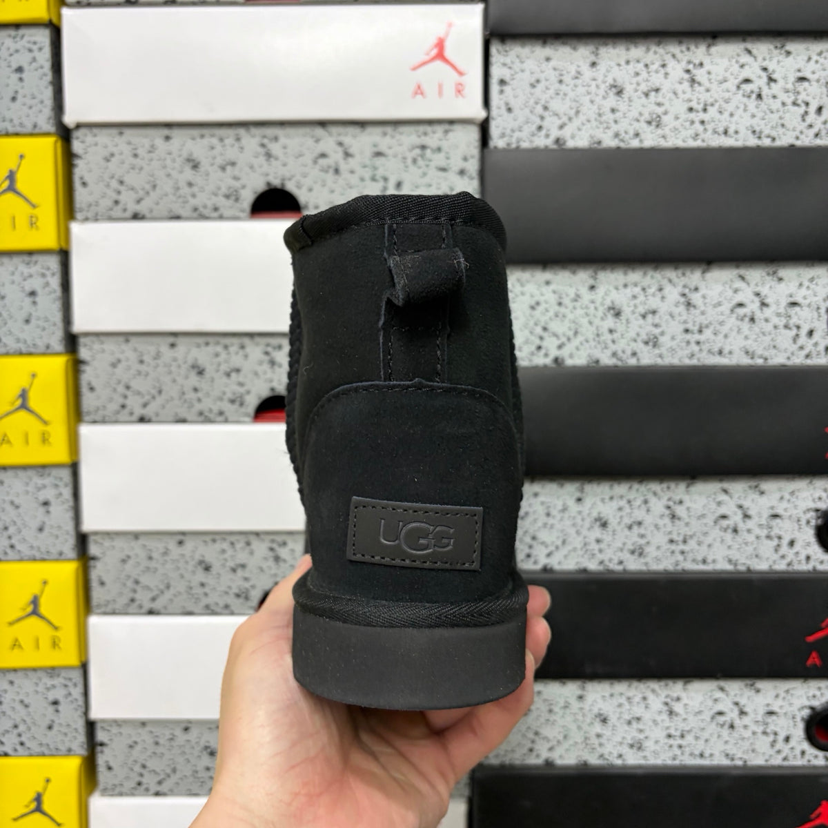 UGG Black Short Pull-On Boots